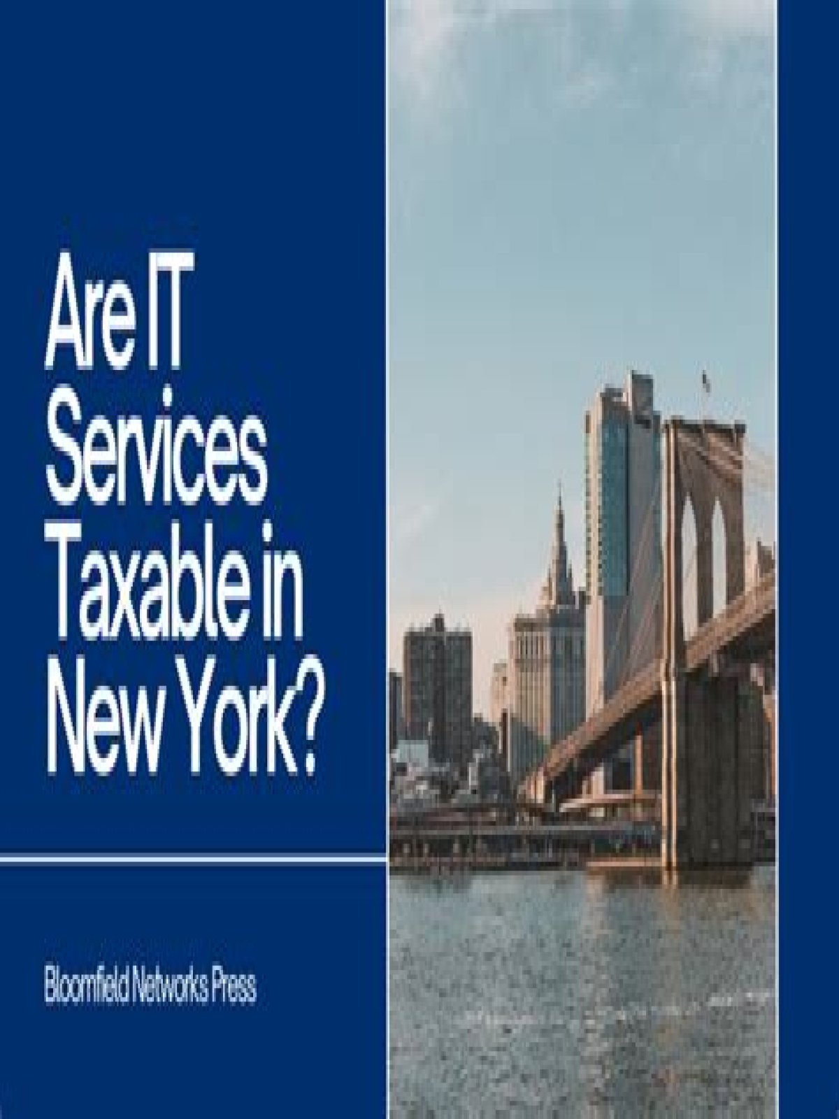 Are maintenance services taxable in New York?