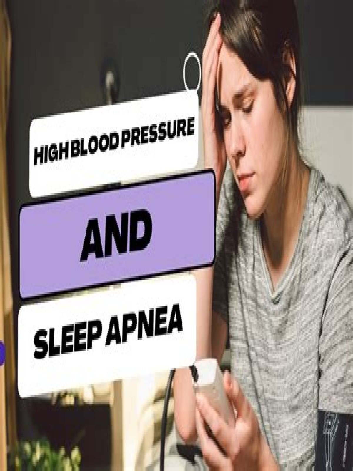 Does sleep apnoea cause high blood pressure?