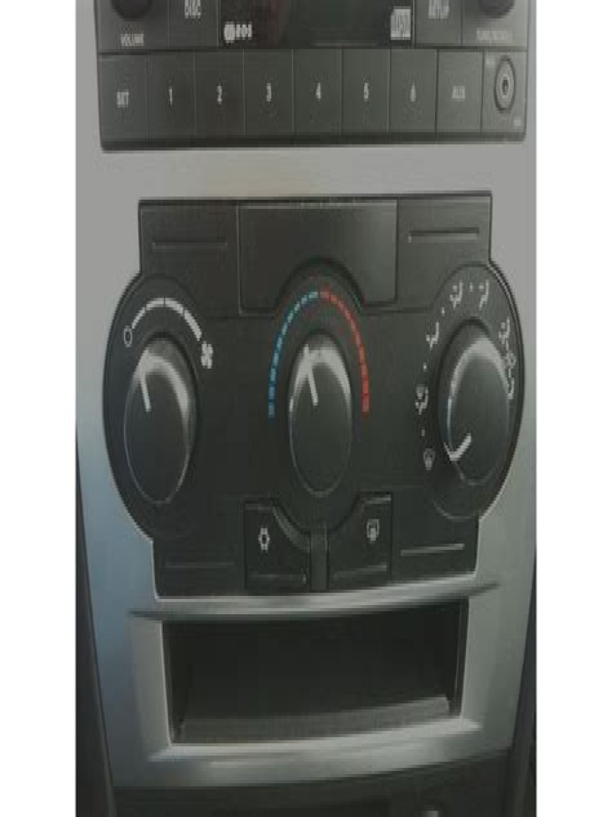 How do you reset the climate control on a 2013 Ford Edge?