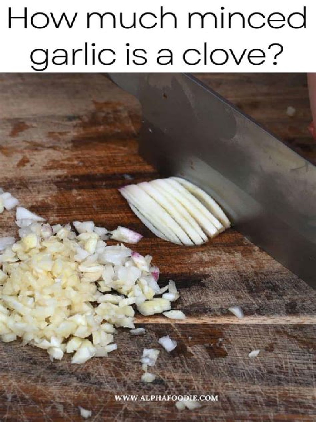 how much minced garlic equals a clove