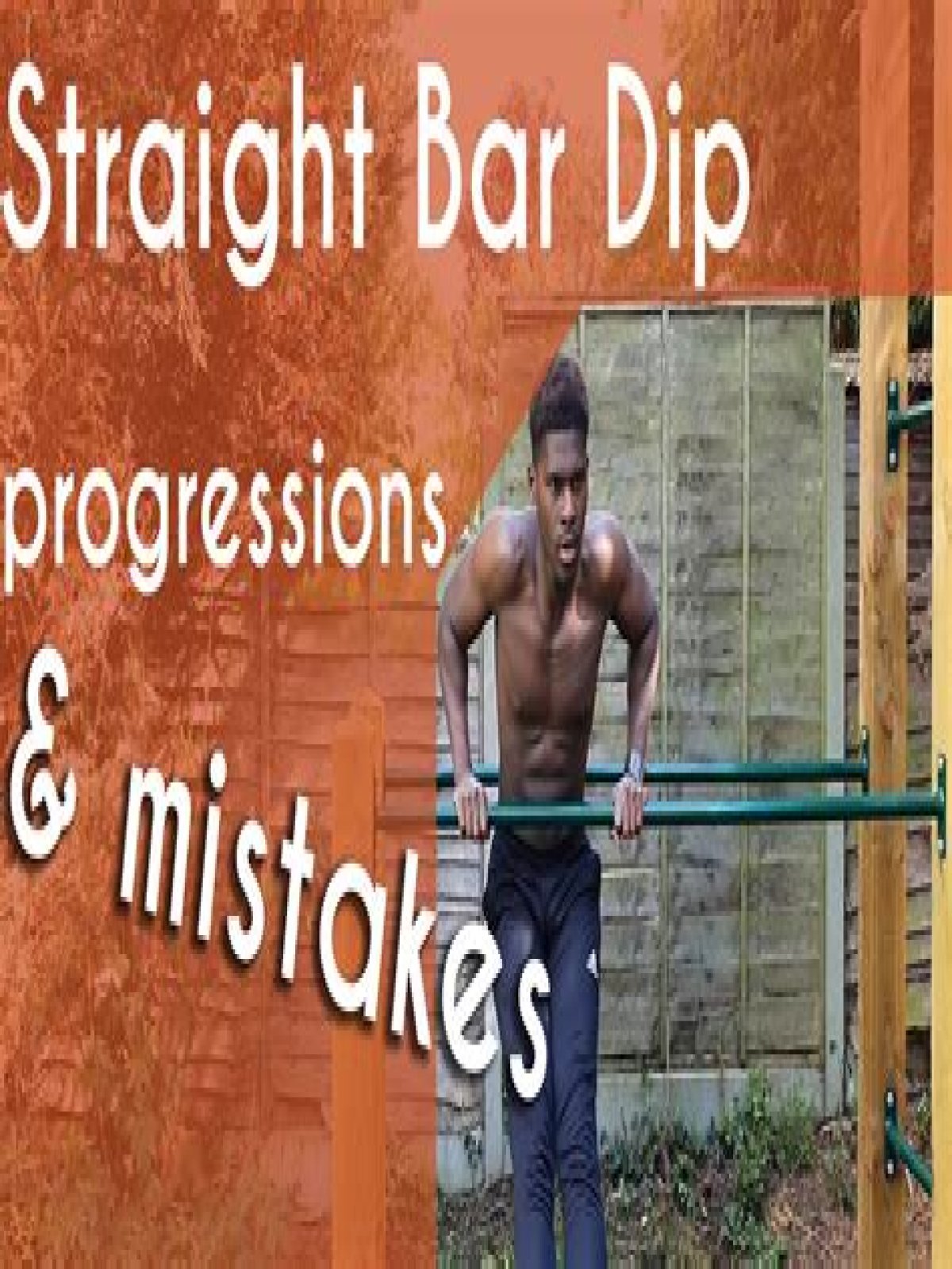 Should dip bars be straight or angled?