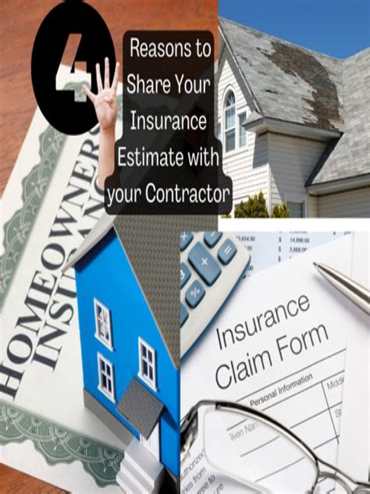 Should you show the contractor the insurance estimate?