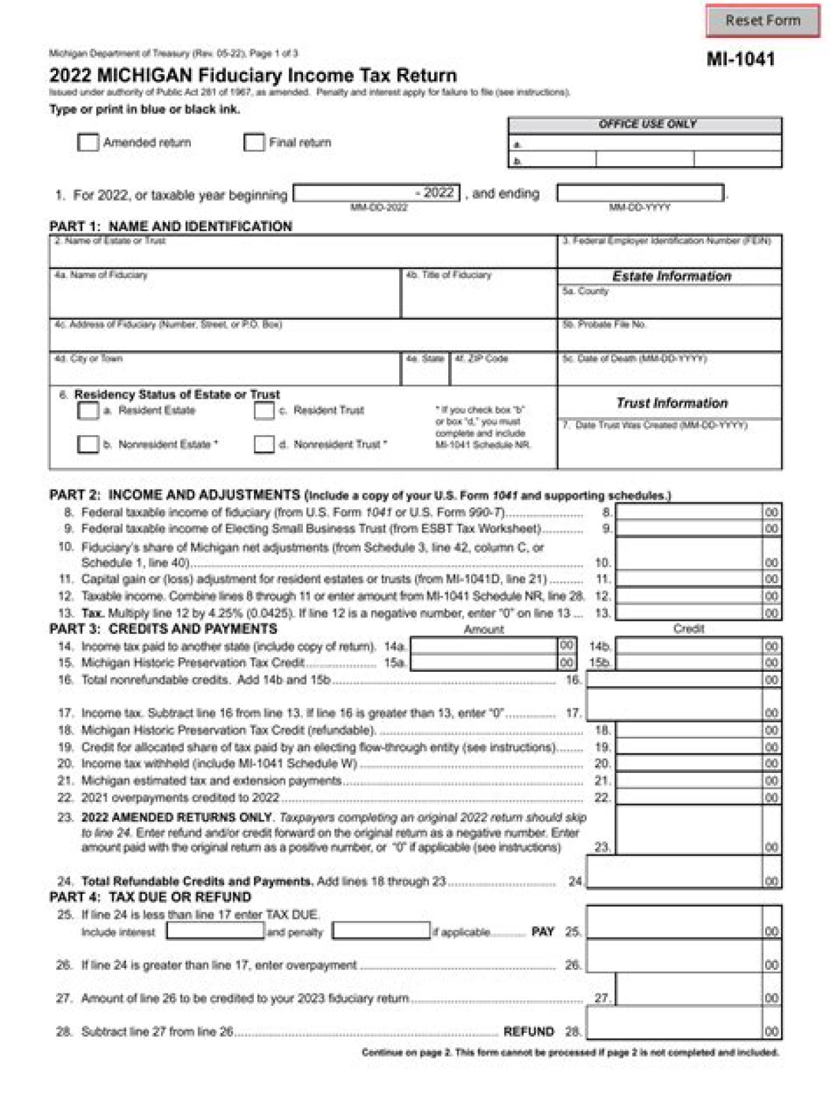 What are fiduciary fees on Form 1041?