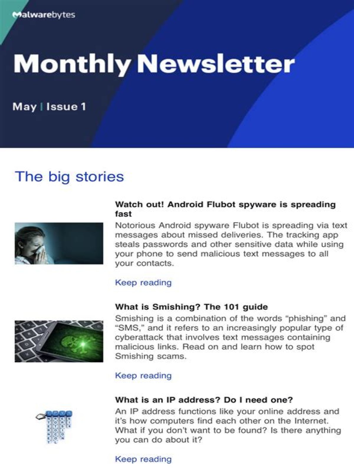 What do you write in an internal newsletter?