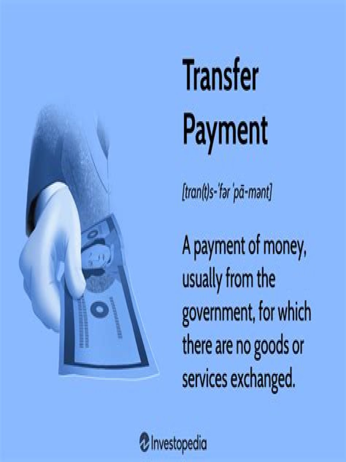 What is a government transfer?