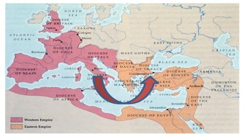 Who moved the capital of rome to byzantium?