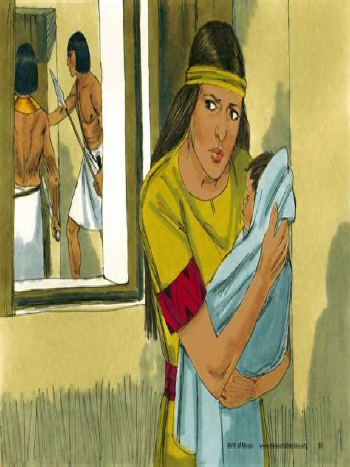 Why did jochebed hid moses?